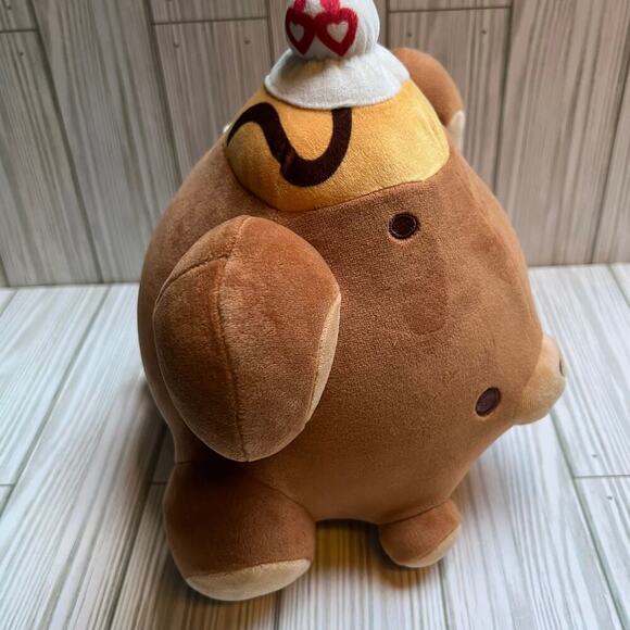 SMOOSHY MUSHY TAN BEAR BABSY SQUISHY PLUSH 8" Scented - Picture 3 of 5